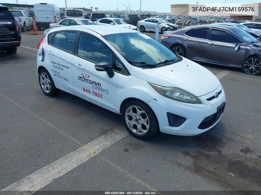 2012 Ford Fiesta Ses VIN: 3FADP4FJ7CM159576 Lot: 42251264