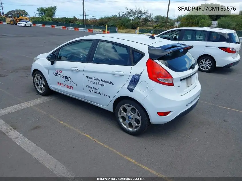 2012 Ford Fiesta Ses VIN: 3FADP4FJ7CM159576 Lot: 42251264