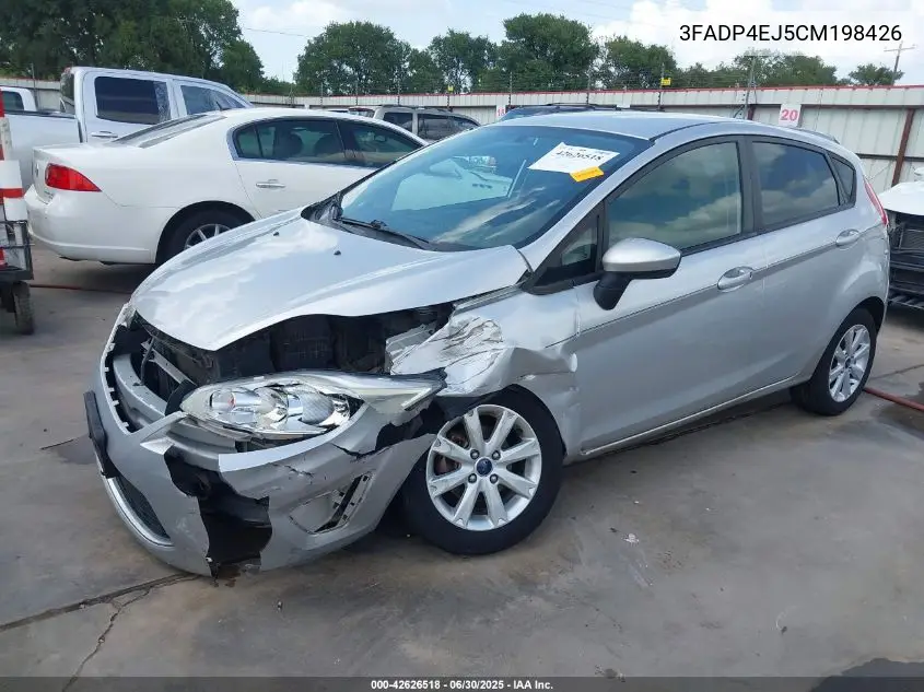 2012 Ford Fiesta Se VIN: 3FADP4EJ5CM198426 Lot: 42626518