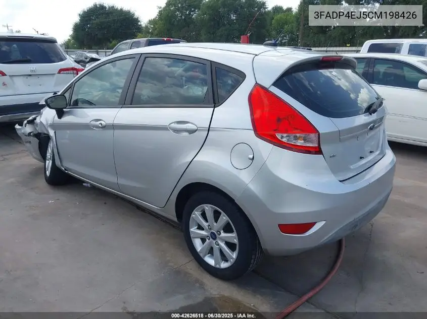 2012 Ford Fiesta Se VIN: 3FADP4EJ5CM198426 Lot: 42626518
