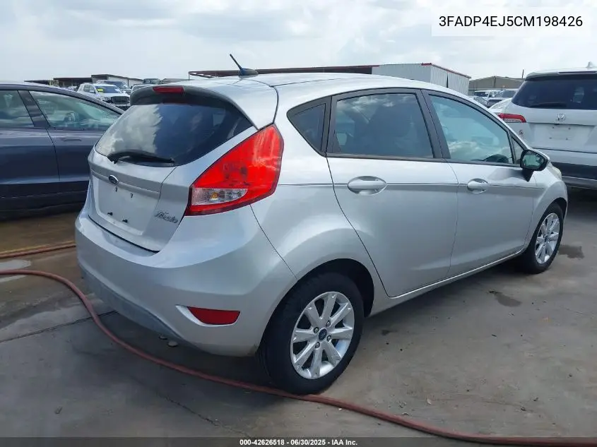 2012 Ford Fiesta Se VIN: 3FADP4EJ5CM198426 Lot: 42626518