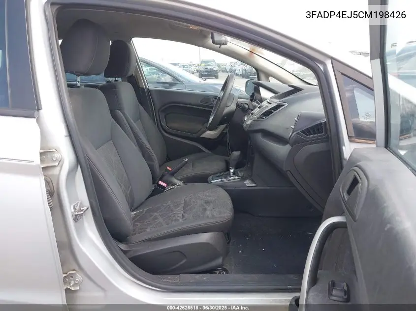 2012 Ford Fiesta Se VIN: 3FADP4EJ5CM198426 Lot: 42626518