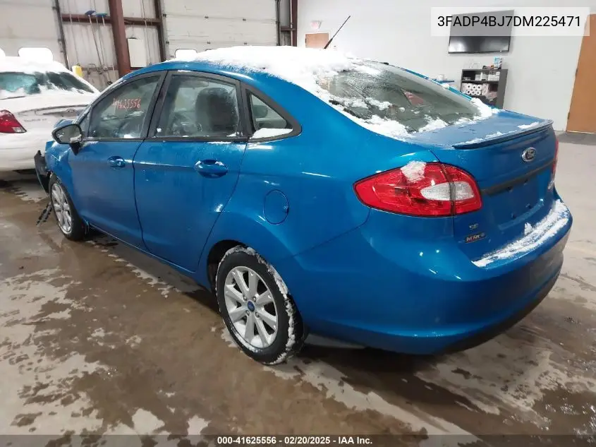 2013 Ford Fiesta Se VIN: 3FADP4BJ7DM225471 Lot: 41625556