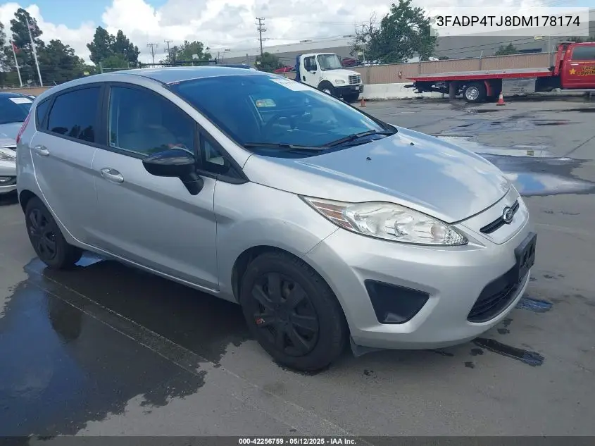 2013 Ford Fiesta S VIN: 3FADP4TJ8DM178174 Lot: 42256759