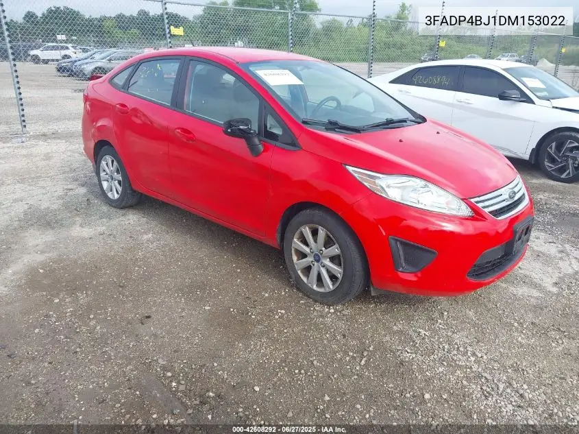 2013 Ford Fiesta Se VIN: 3FADP4BJ1DM153022 Lot: 42608292
