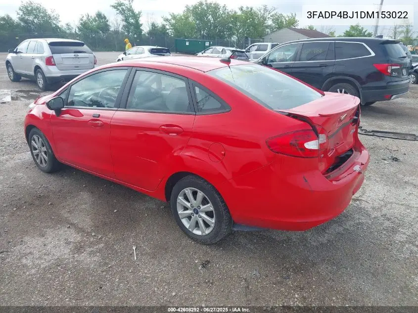 2013 Ford Fiesta Se VIN: 3FADP4BJ1DM153022 Lot: 42608292