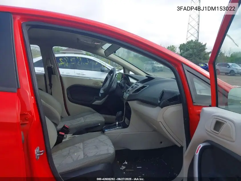 2013 Ford Fiesta Se VIN: 3FADP4BJ1DM153022 Lot: 42608292
