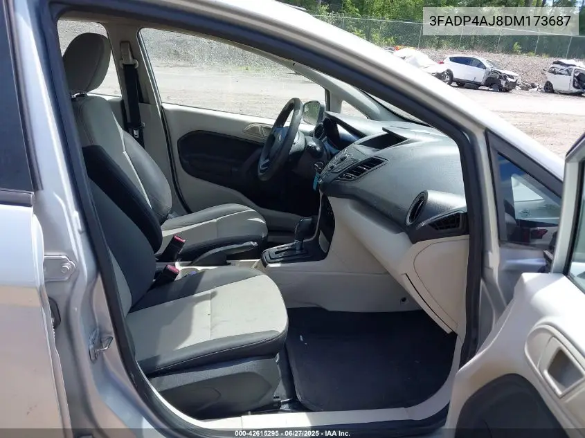 2013 Ford Fiesta S VIN: 3FADP4AJ8DM173687 Lot: 42615295
