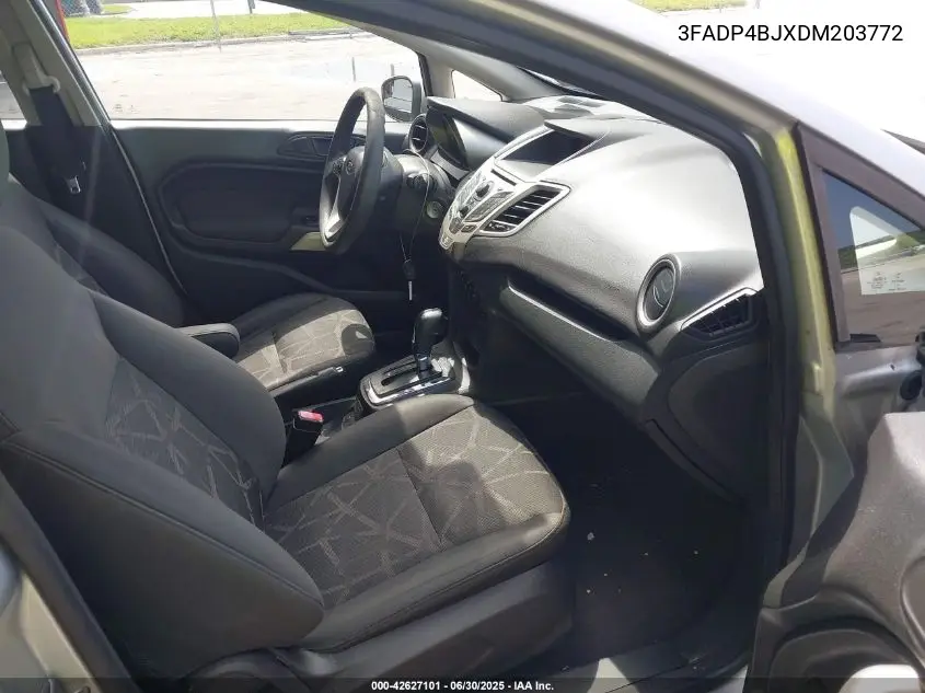 2013 Ford Fiesta Se VIN: 3FADP4BJXDM203772 Lot: 42627101