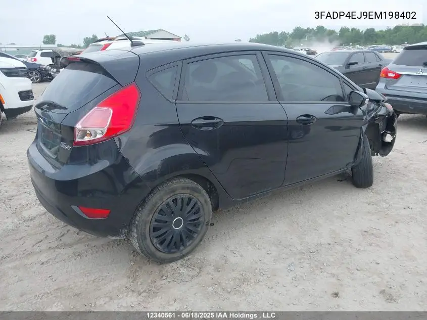 2014 Ford Fiesta Se VIN: 3FADP4EJ9EM198402 Lot: 12340561