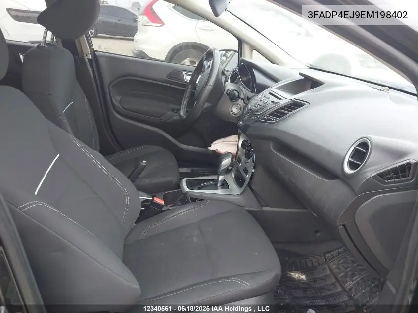 2014 Ford Fiesta Se VIN: 3FADP4EJ9EM198402 Lot: 12340561