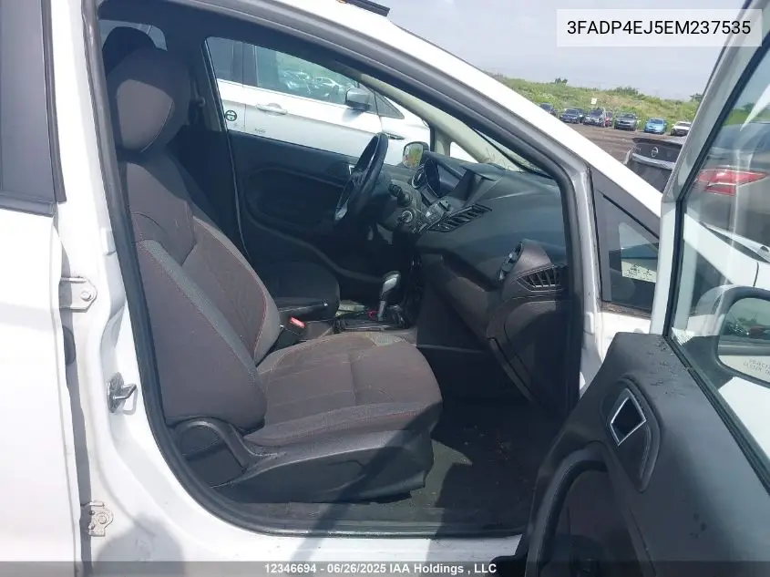 2014 Ford Fiesta VIN: 3FADP4EJ5EM237535 Lot: 12346694