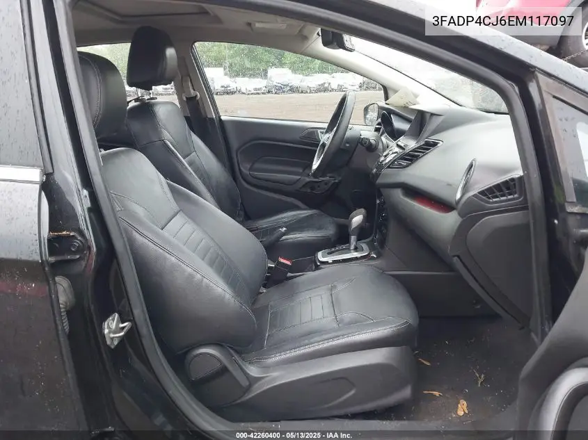 2014 Ford Fiesta Titanium VIN: 3FADP4CJ6EM117097 Lot: 42260400