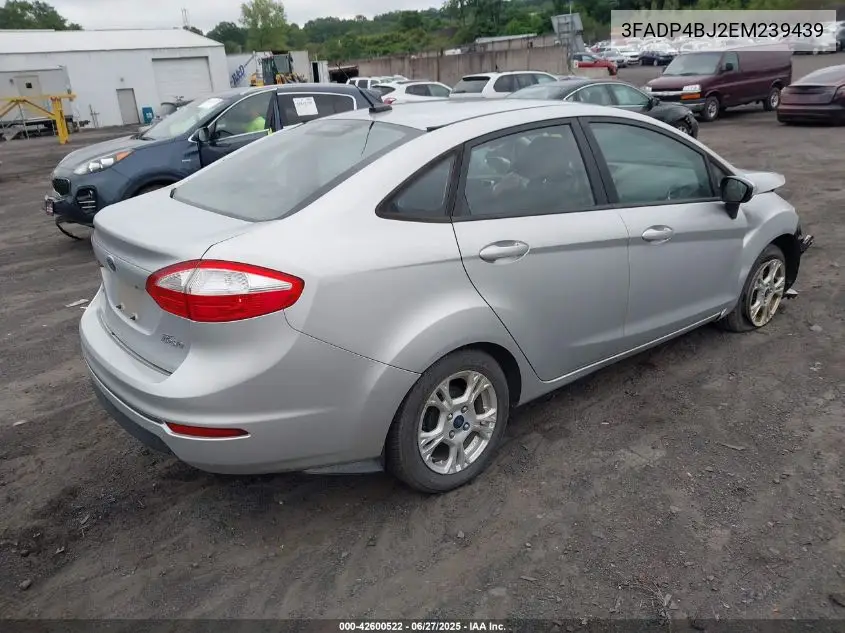 2014 Ford Fiesta Se VIN: 3FADP4BJ2EM239439 Lot: 42600522