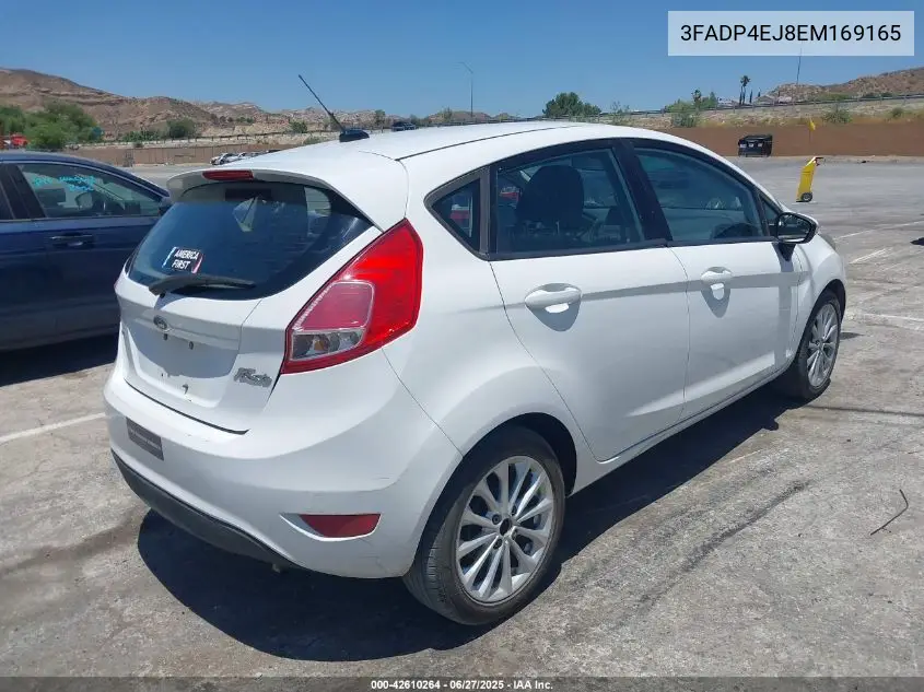 2014 Ford Fiesta Se VIN: 3FADP4EJ8EM169165 Lot: 42610264
