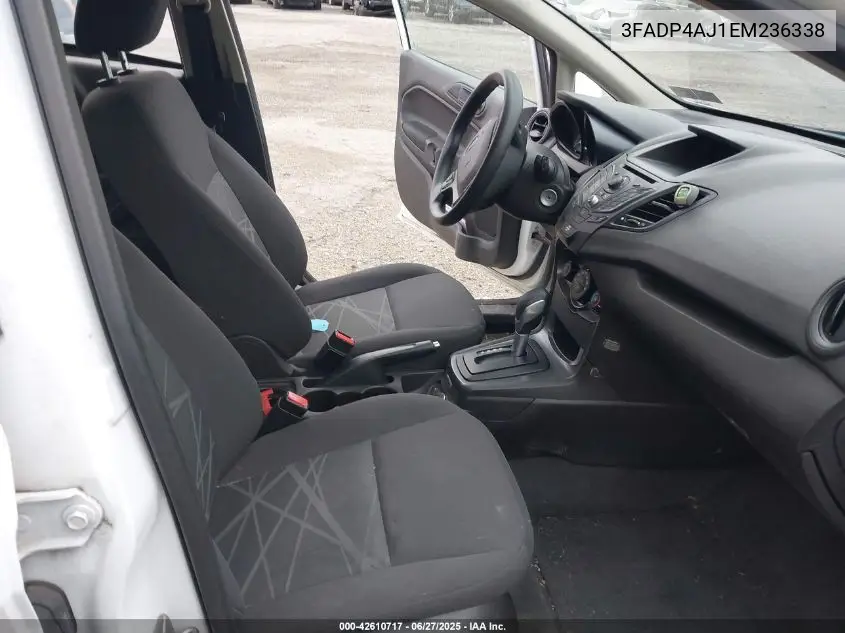 2014 Ford Fiesta S VIN: 3FADP4AJ1EM236338 Lot: 42610717
