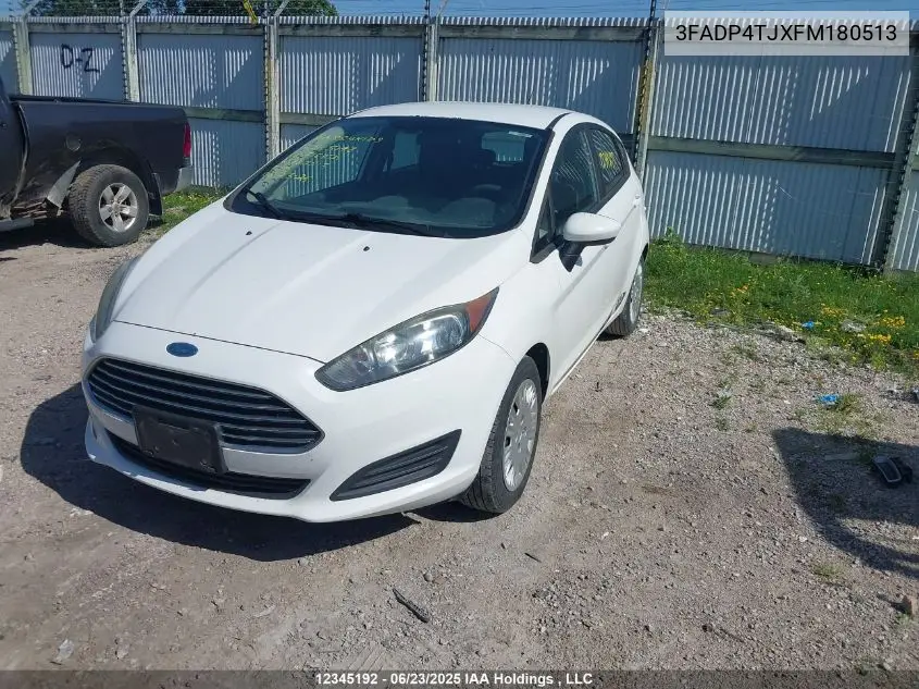 2015 Ford Fiesta S VIN: 3FADP4TJXFM180513 Lot: 12345192
