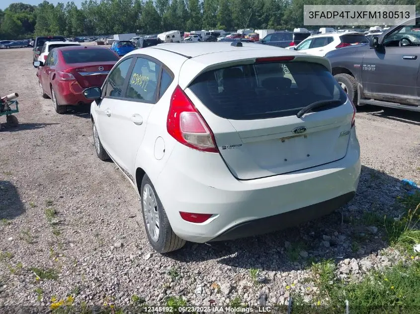 2015 Ford Fiesta S VIN: 3FADP4TJXFM180513 Lot: 12345192