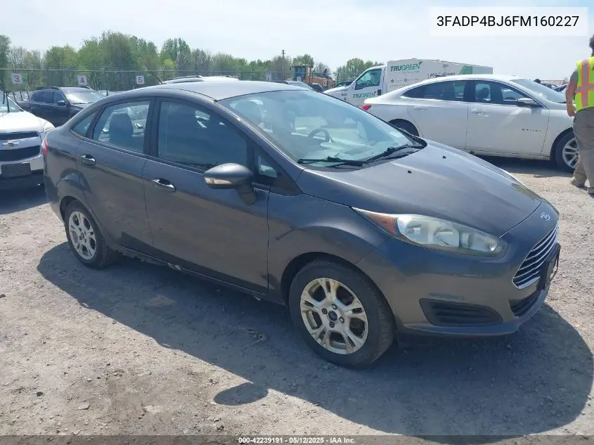 2015 Ford Fiesta Se VIN: 3FADP4BJ6FM160227 Lot: 42239191