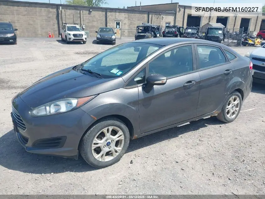 2015 Ford Fiesta Se VIN: 3FADP4BJ6FM160227 Lot: 42239191