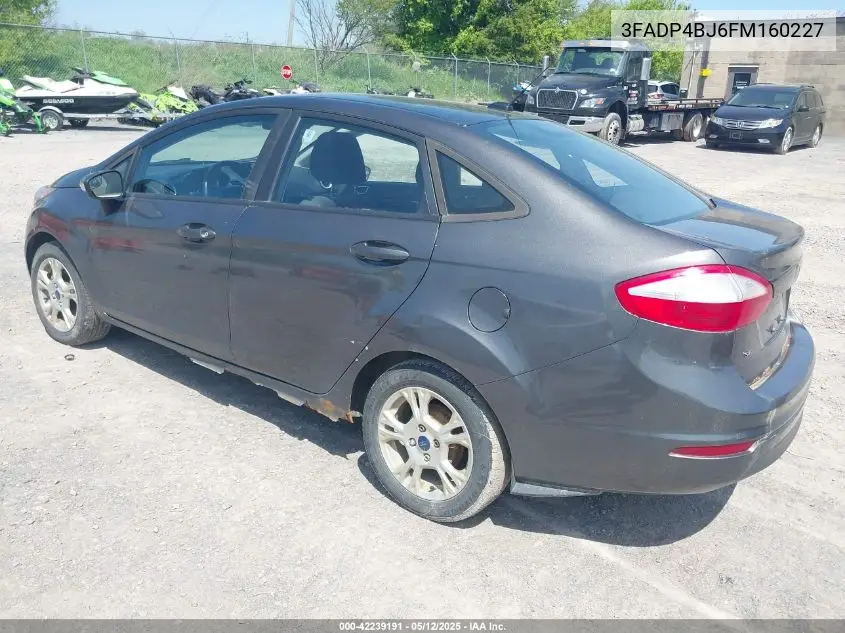 2015 Ford Fiesta Se VIN: 3FADP4BJ6FM160227 Lot: 42239191