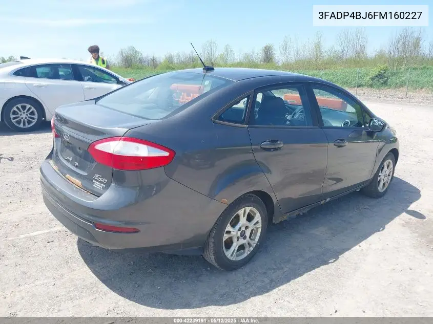 2015 Ford Fiesta Se VIN: 3FADP4BJ6FM160227 Lot: 42239191