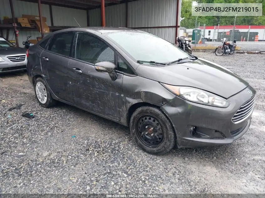 2015 Ford Fiesta Se VIN: 3FADP4BJ2FM219015 Lot: 42241665