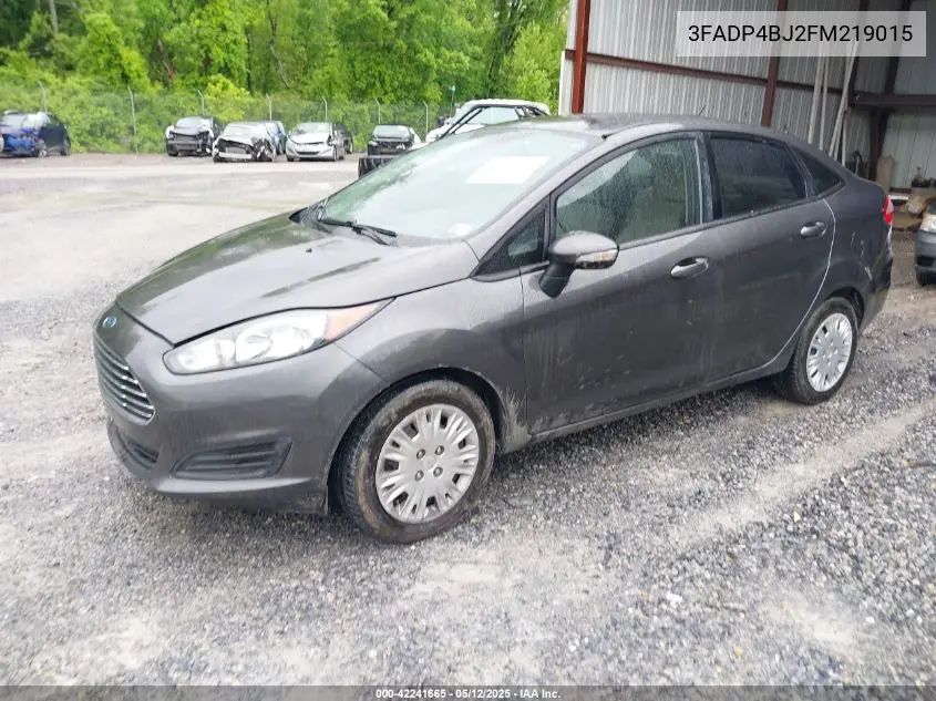 2015 Ford Fiesta Se VIN: 3FADP4BJ2FM219015 Lot: 42241665