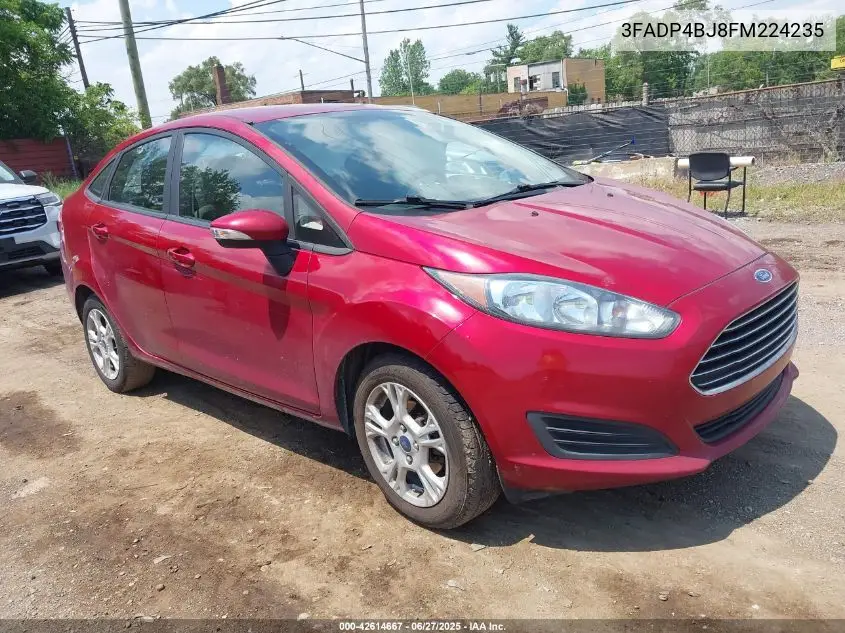 2015 Ford Fiesta Se VIN: 3FADP4BJ8FM224235 Lot: 42614667