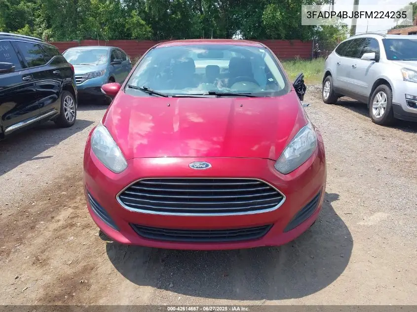 2015 Ford Fiesta Se VIN: 3FADP4BJ8FM224235 Lot: 42614667