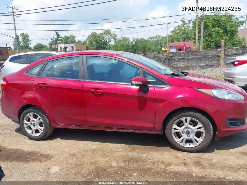 2015 Ford Fiesta Se VIN: 3FADP4BJ8FM224235 Lot: 42614667