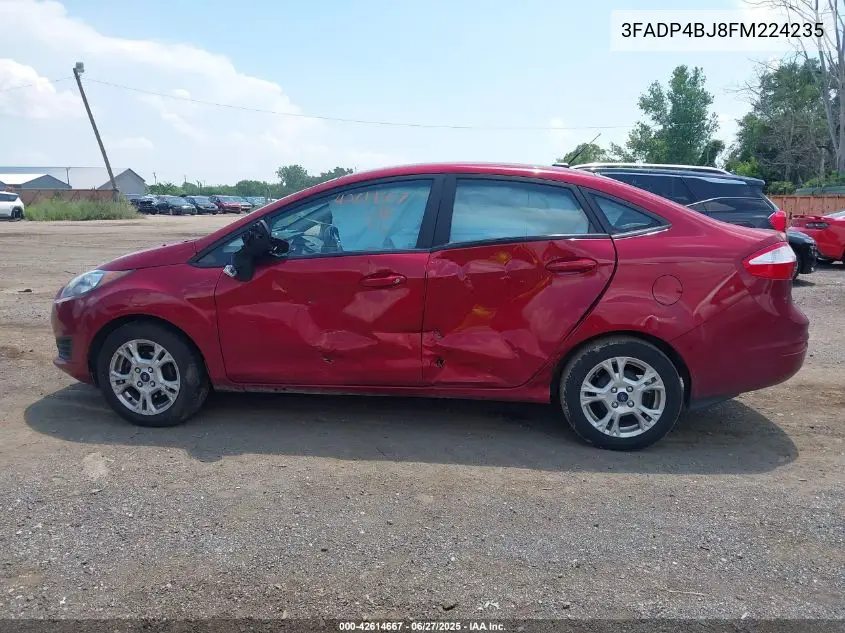 2015 Ford Fiesta Se VIN: 3FADP4BJ8FM224235 Lot: 42614667