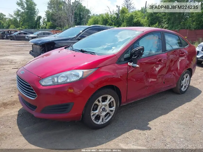 2015 Ford Fiesta Se VIN: 3FADP4BJ8FM224235 Lot: 42614667