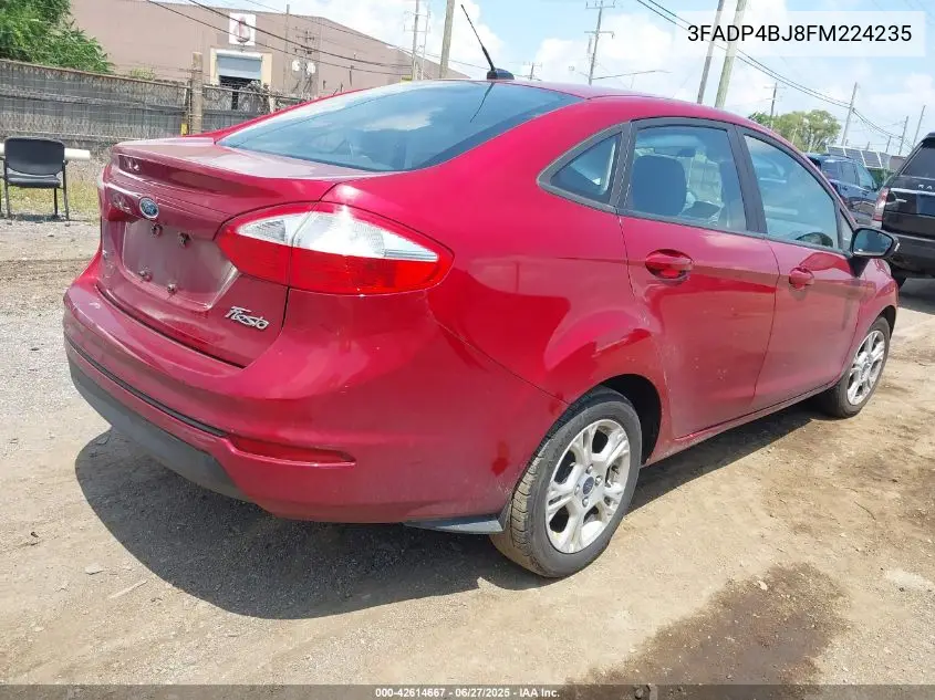 2015 Ford Fiesta Se VIN: 3FADP4BJ8FM224235 Lot: 42614667