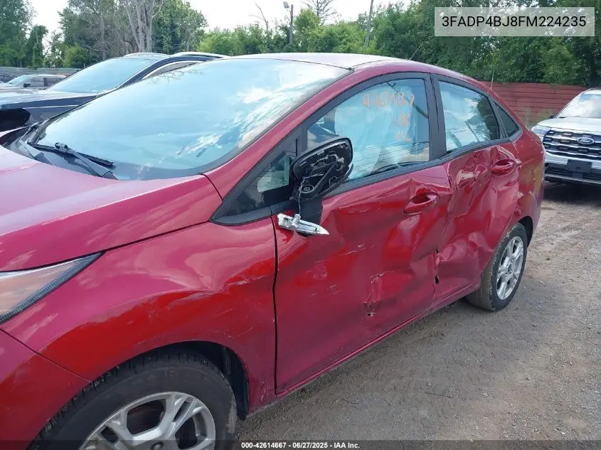 2015 Ford Fiesta Se VIN: 3FADP4BJ8FM224235 Lot: 42614667