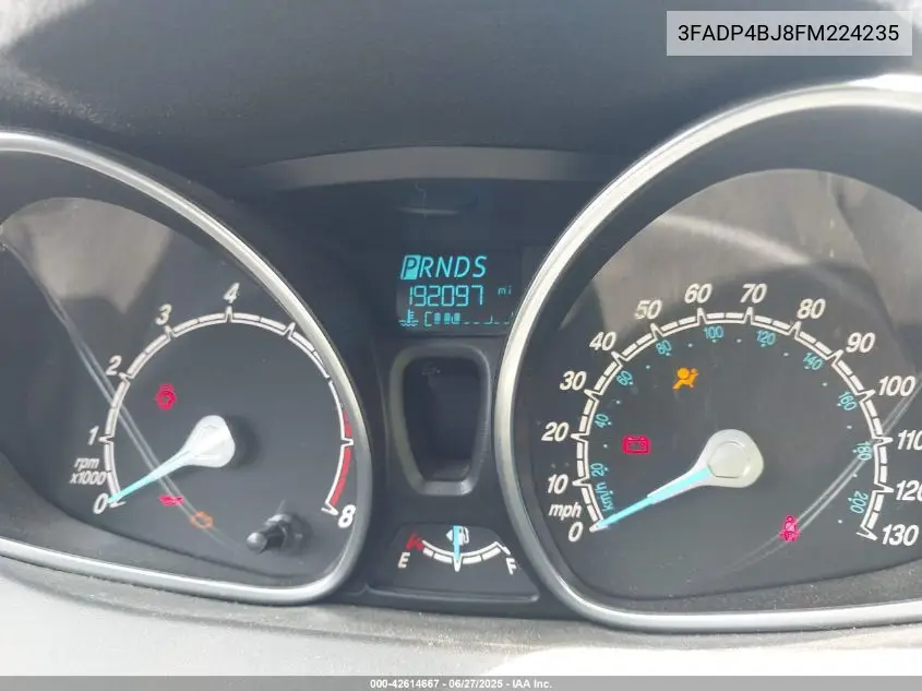 2015 Ford Fiesta Se VIN: 3FADP4BJ8FM224235 Lot: 42614667