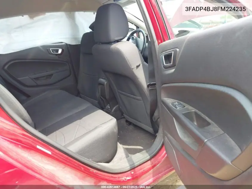 2015 Ford Fiesta Se VIN: 3FADP4BJ8FM224235 Lot: 42614667