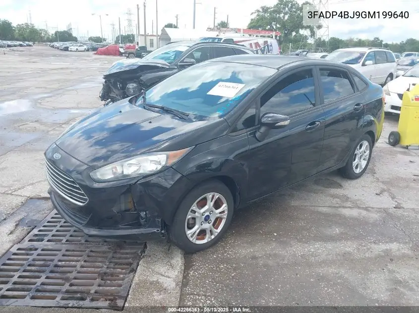 2016 Ford Fiesta Se VIN: 3FADP4BJ9GM199640 Lot: 42266361