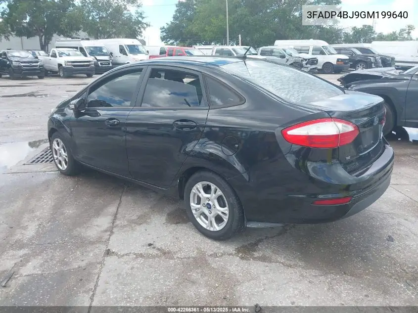 2016 Ford Fiesta Se VIN: 3FADP4BJ9GM199640 Lot: 42266361