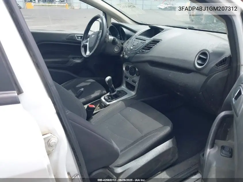 2016 Ford Fiesta Se VIN: 3FADP4BJ1GM207312 Lot: 42565312