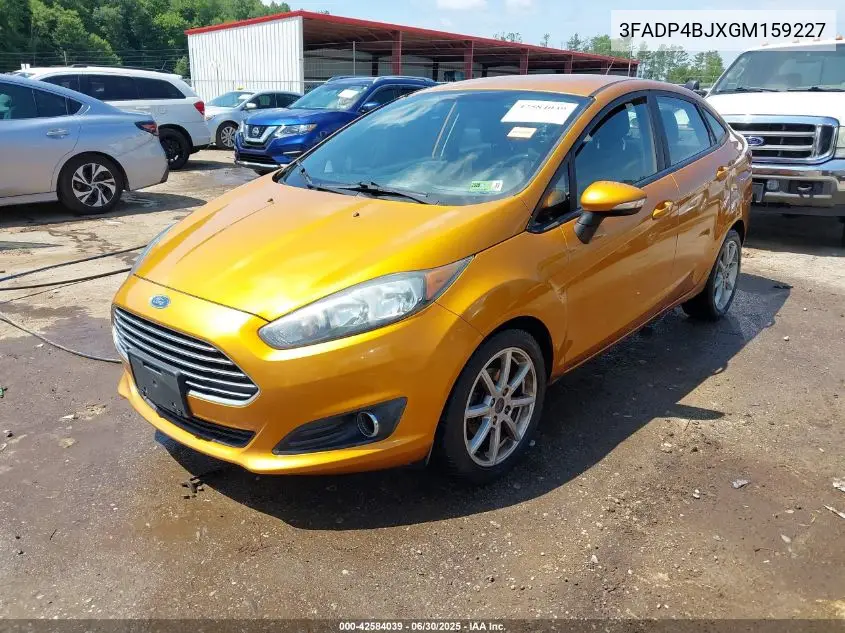 2016 Ford Fiesta Se VIN: 3FADP4BJXGM159227 Lot: 42584039