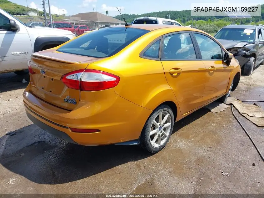 2016 Ford Fiesta Se VIN: 3FADP4BJXGM159227 Lot: 42584039