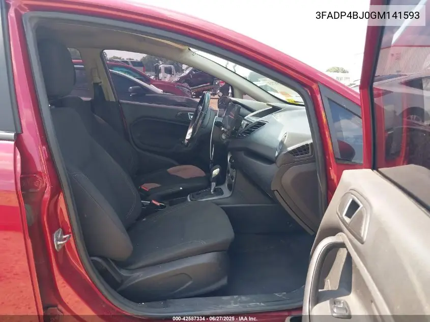 2016 Ford Fiesta Se VIN: 3FADP4BJ0GM141593 Lot: 42587334
