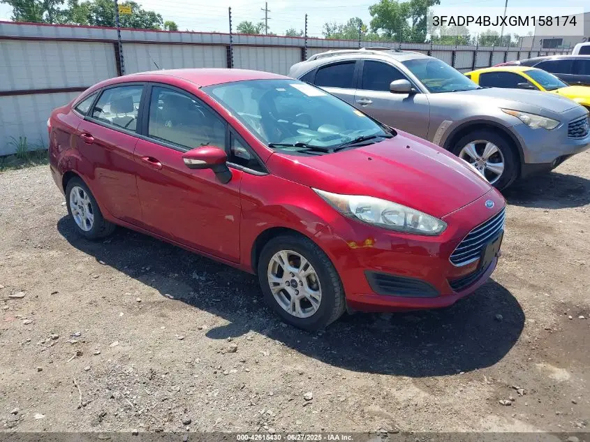 2016 Ford Fiesta Se VIN: 3FADP4BJXGM158174 Lot: 42615430