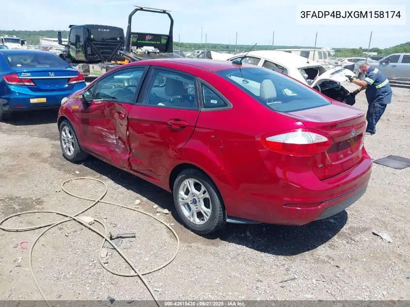 2016 Ford Fiesta Se VIN: 3FADP4BJXGM158174 Lot: 42615430