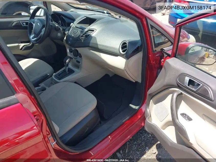 2016 Ford Fiesta Se VIN: 3FADP4BJXGM158174 Lot: 42615430