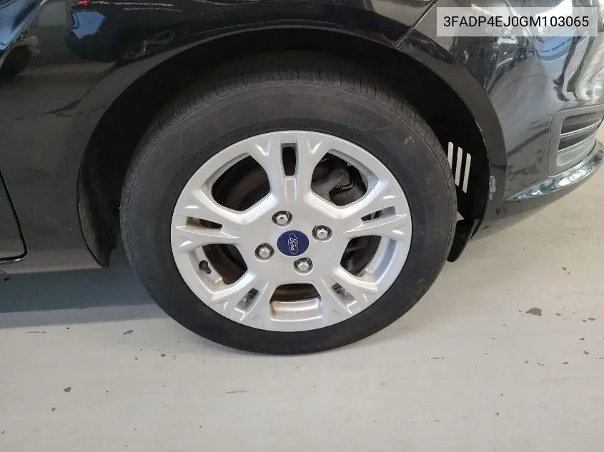 2016 Ford Fiesta Se VIN: 3FADP4EJ0GM103065 Lot: 42621216