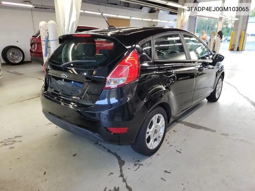 2016 Ford Fiesta Se VIN: 3FADP4EJ0GM103065 Lot: 42621216