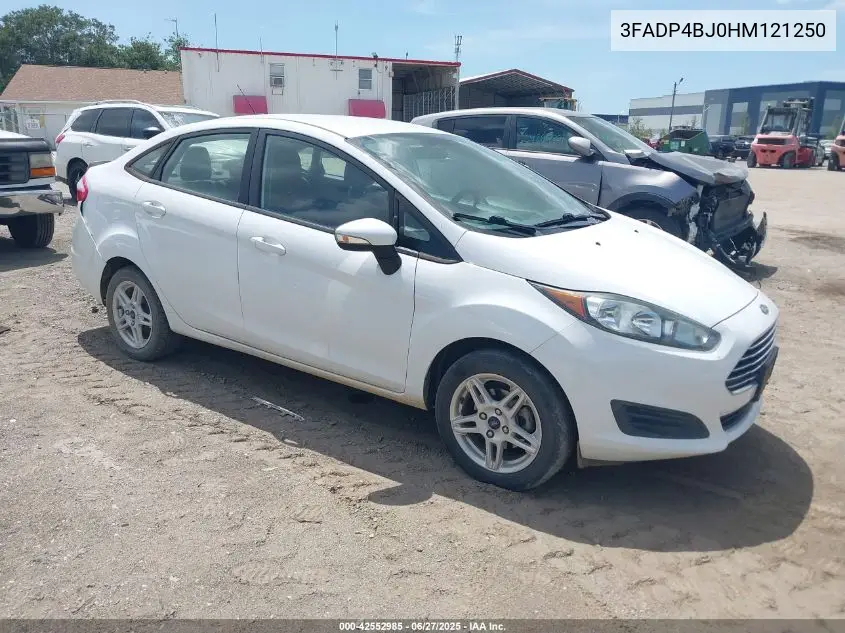 2017 Ford Fiesta Se VIN: 3FADP4BJ0HM121250 Lot: 42552985