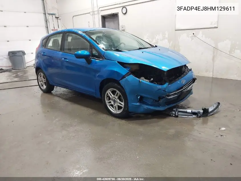 2017 Ford Fiesta Se VIN: 3FADP4EJ8HM129611 Lot: 42609756